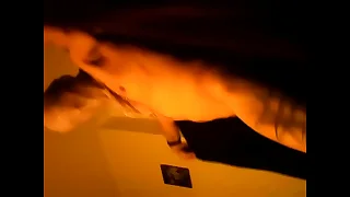 Purple sarong strip dance